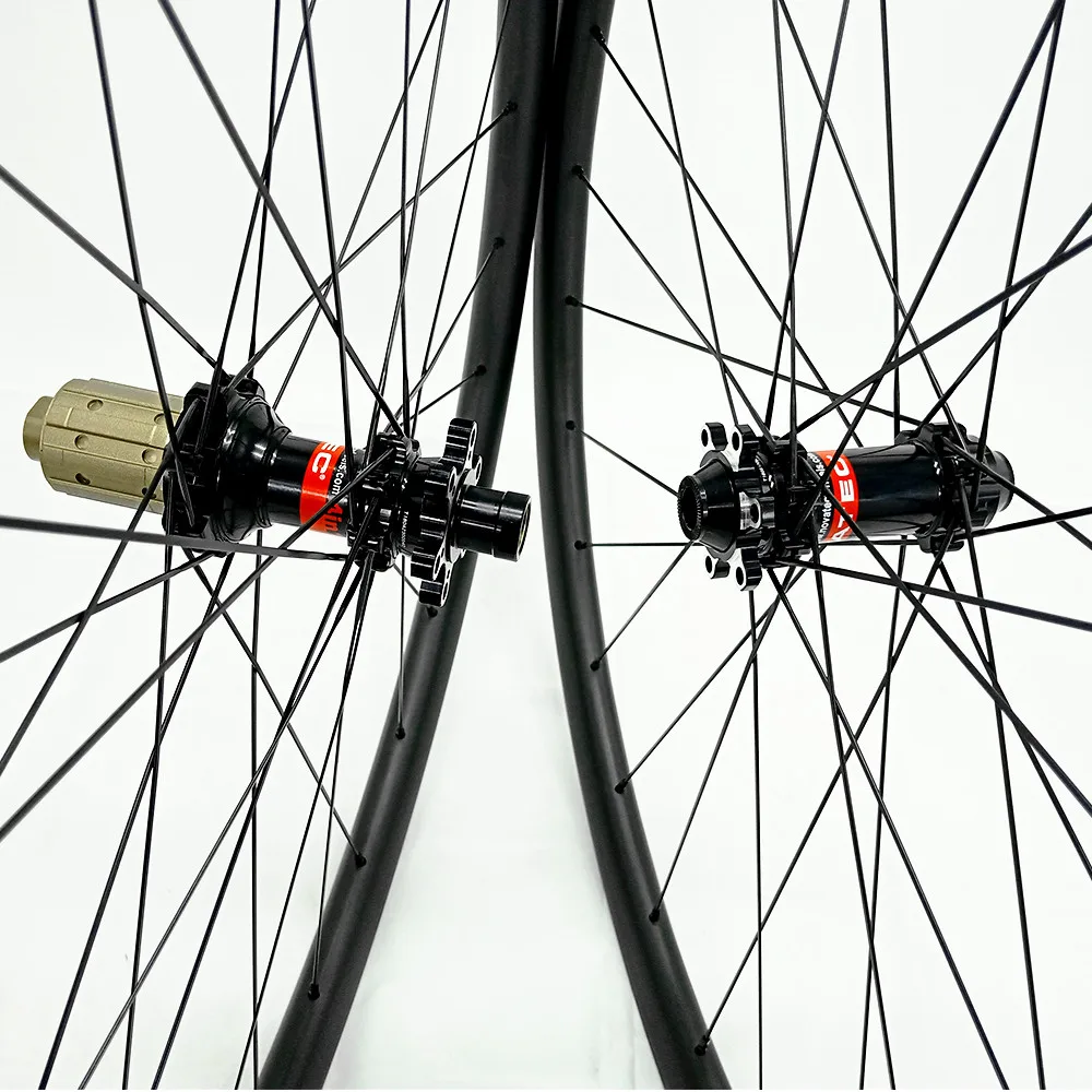29er карбоновые горные колеса дисковые бескамерные AM 45x25 мм асимметричная фонарь