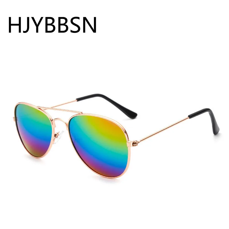 HJYBBSN Pilot детские солнцезащитные очки, винтажные зеркальные фотохромные очки для водителя, для мальчиков и девочек, солнцезащитные очки, модные очки UV400