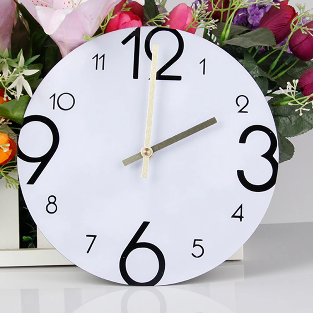 Digital DIY Wall Clock Mute Fabala Living Room Acrylic Home Decor 3D | Дом и сад