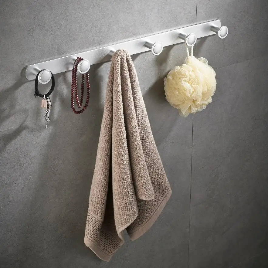 6pac крючок для халата черные крючки ванной сумка полотенец шляпа настенный одежды