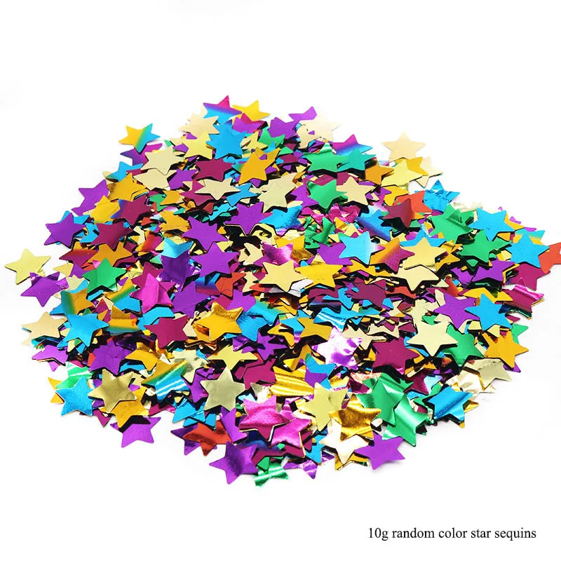 10g star sequins Большие прозрачные воздушные шары гелиевый надувной прозрачный воздушный шар Воздушные шары Свадебные украшения на день рождения Детские балоны - Цвет: 10g star sequins