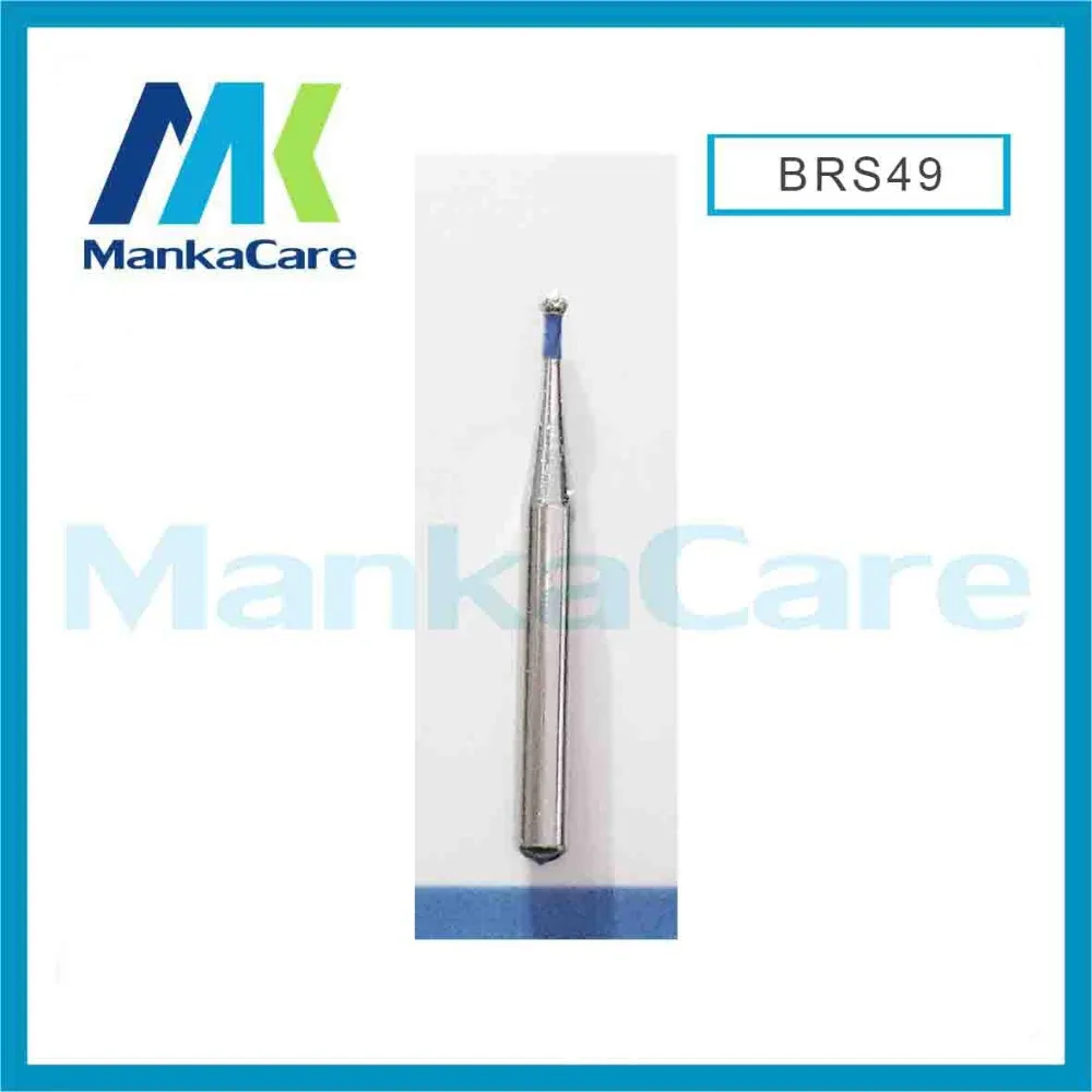 

MKBRS49-Dental Diamond Burs Set For Porcelain Shouldered Abutment Polishing/High quality Speed handpiece burs/Wear-resistant/Lab