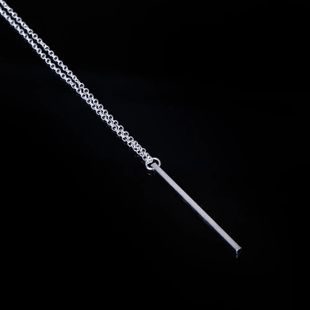 FAMSHIN Новая мода простые серебряные/золотые цепочки ожерелье Лариат Шарм бар