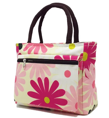 Canvas handbags Mummy bag lunch hand carry waterproof cloth small square | Багаж и сумки