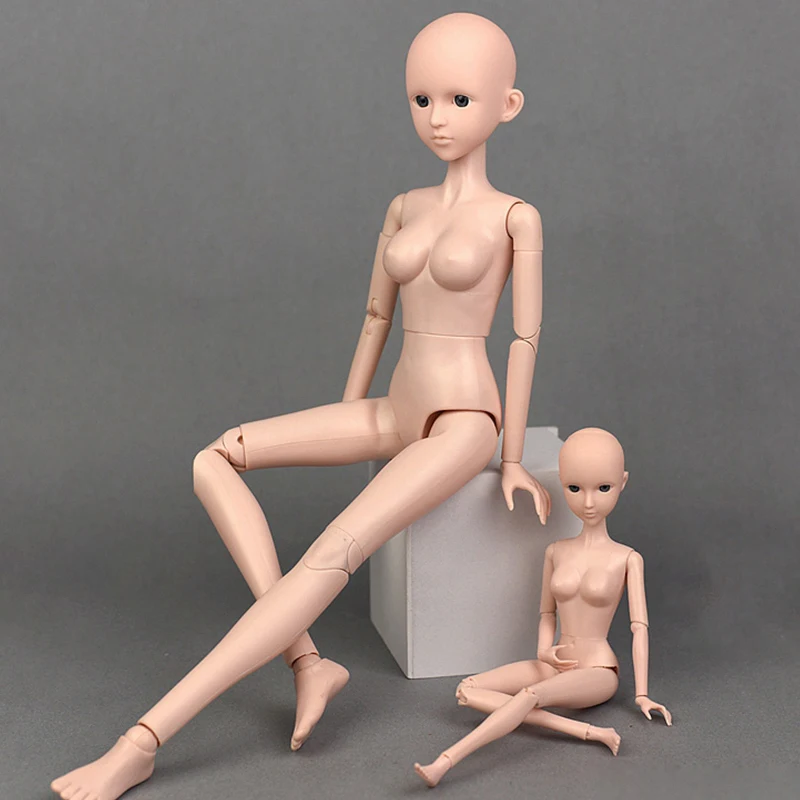 1 шт. 45 см Обнаженная 1/4 BJD кукла Синьи с 3D реальными глазами Оригинальная кукла тела двойной коленный шарнир DIY куклы игрушки для девочек Подарки