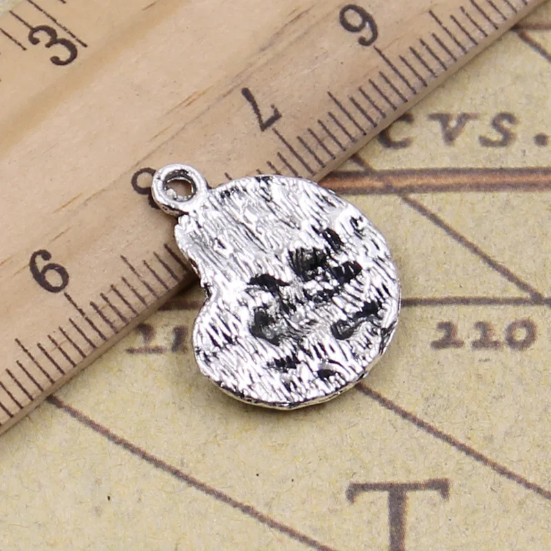 25 шт. Подвески лягушка на лилии 18x17 мм античные бронзовые серебряные цветные