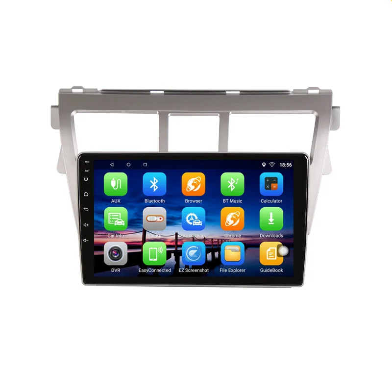 9 &quot2 + 32G 2.5D IPS Android 8 1 автомобильный DVD мультимедийный плеер GPS для Toyota Vios YARIS 2008 2009