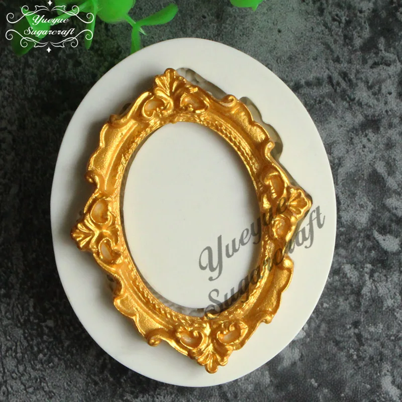 Yueyue Sugarcraft новейшая рамка силиконовая форма помадка кружевная форма для украшения торта инструменты форма для шоколадной мастики