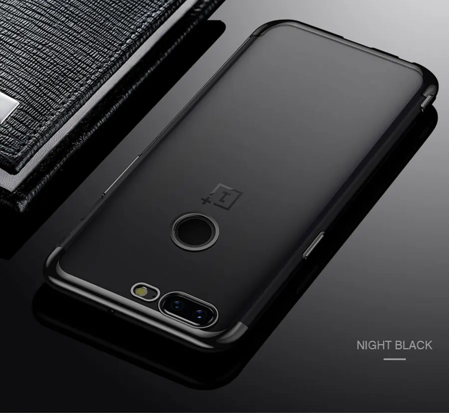 Прозрачная задняя крышка из ТПУ для Oneplus 5/Oneplus 5 T чехол защитный мягкий