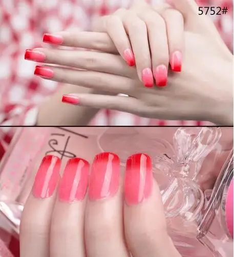 KADITION Temperature Change Top&ampBase Coat Color Gel Varnish UV Soak Off Colorful Hybrid Lacquer Chameleon Nail Polish | Красота и