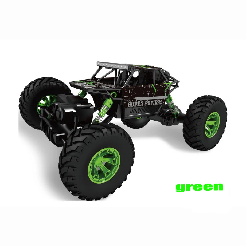 Rc Car 4WD 2.4GHz Rock Rally climbing 4x4 Double Motors Bigfoot Remote Control Model Off-Road Vehicle Toy 20001 | Игрушки и хобби