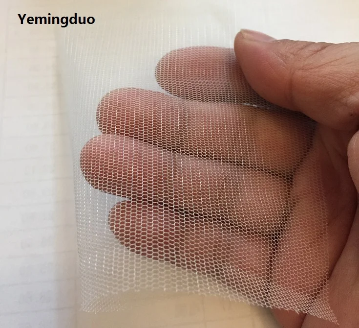 

160 см * 10 ярдов 32 г/м, тянущаяся Мягкая сетчатая ткань с интенсивными крошечными отверстиями для платьев, одежды, обуви, подкладки, аксессуаров для одежды