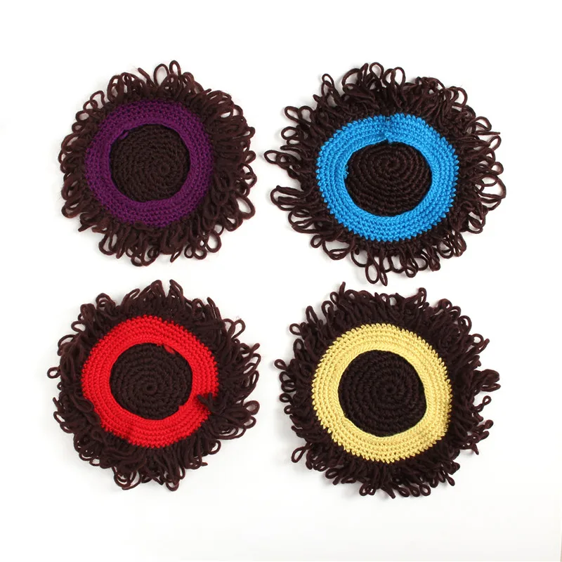 Новинка 2018 детские шапки ручной работы вязаная крючком зимняя теплая шапка для