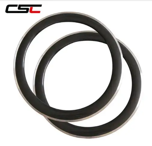 

CSC 23mm width 700C full carbon 50mm clincher rim with alloy brake surface