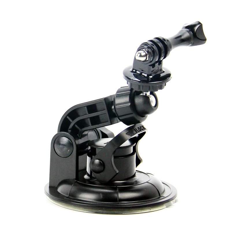 SnowHu 9CM Car Suction Cup Tripod Adapter Holder Sucker For GoPro Go pro Hero 7/6/5/4/3 for Xiaomi Yi 4K+ sjcam sj4000 eken GP70 |