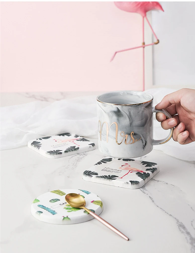 Диатомовая земля вода coaster изоляция анти обжигающий диатомовый буровой чай