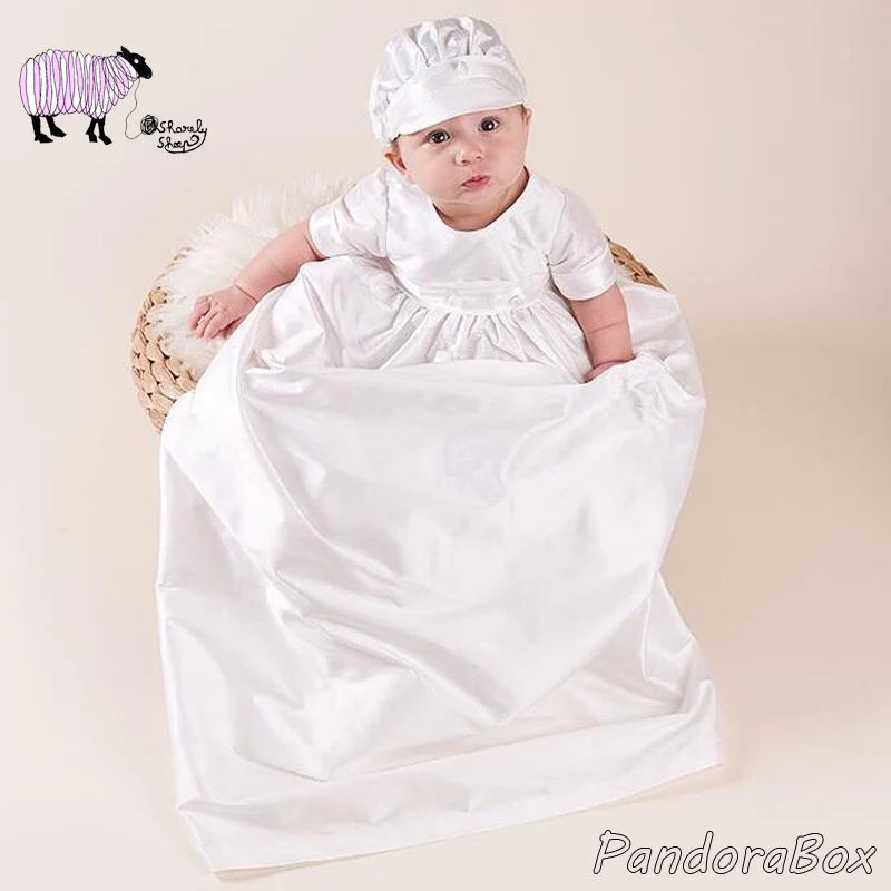 Baby Boy Baptism White Gowns Photography Props Infant Shower Christening Outfits Set Birthday Photo Shoot Blessing Clothes |