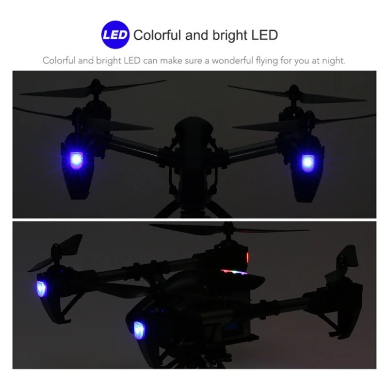 2 4G Профессиональный Дрон с Wi-Fi FPV HD камерой в реальном времени Rc гоночный селфи RTF