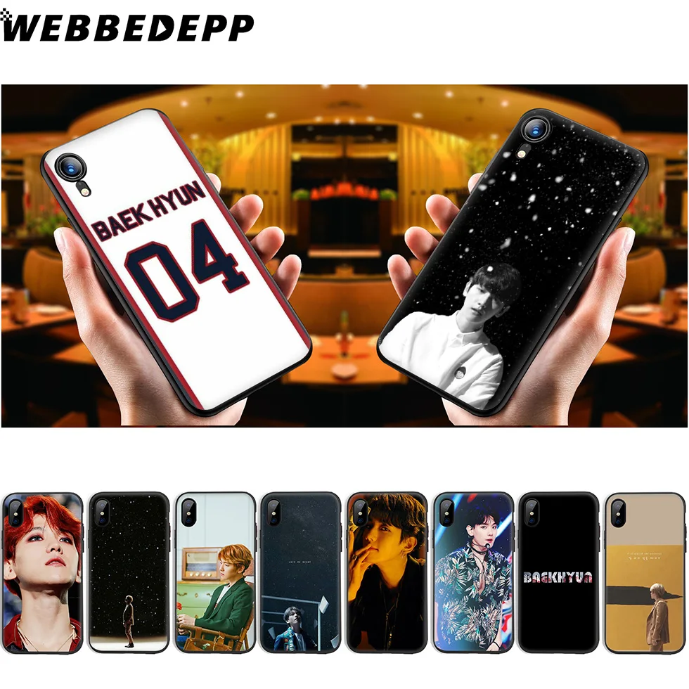Мягкий силиконовый чехол WEBBEDEPP Baekhyun EXO для iPhone 11 Pro Xr Xs Max X или 10 8 7 6 6S Plus 5 5S SE Case |