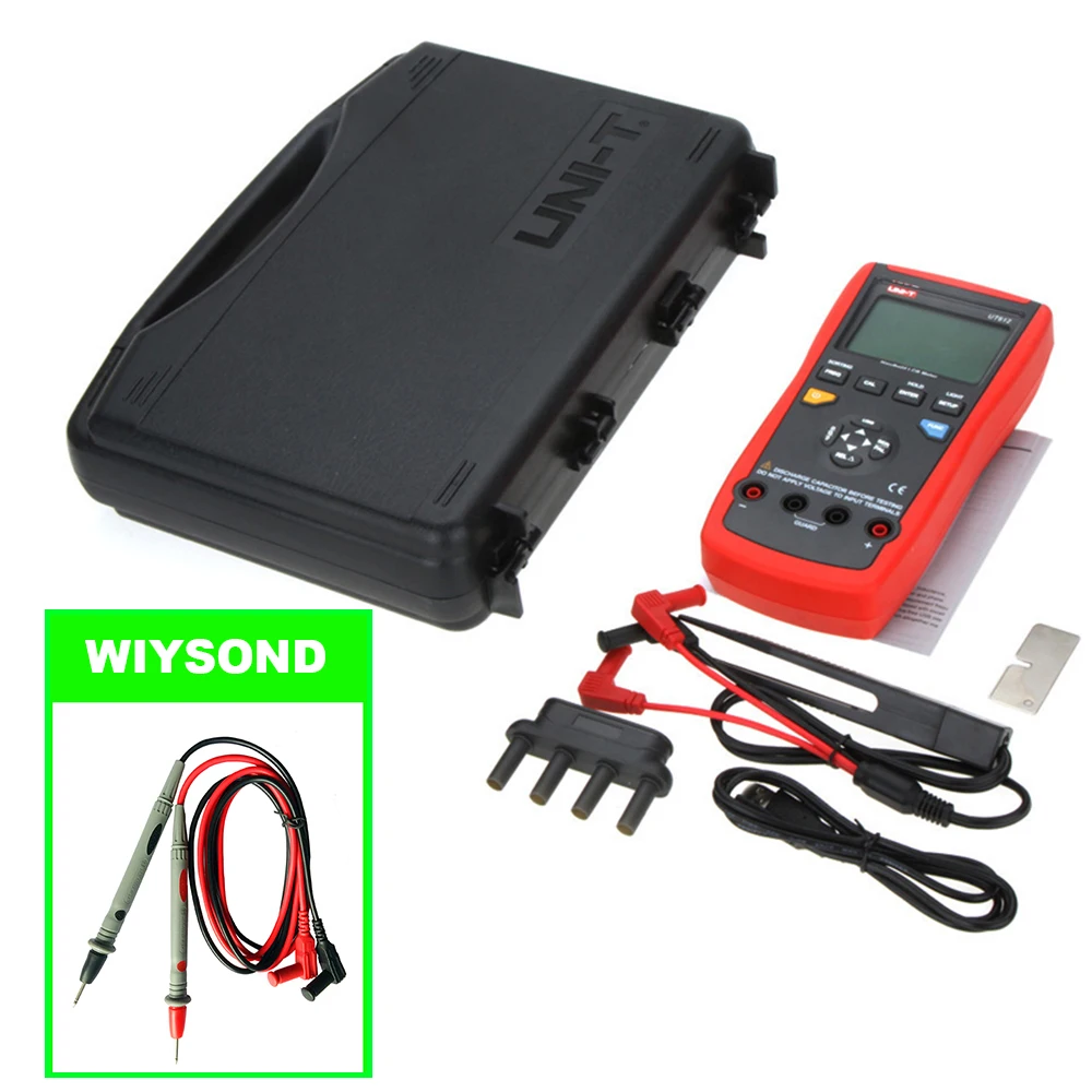 M155 UNI T UT612 USB интерфейс 20000 отсчетов LCR измерители с измерением частоты