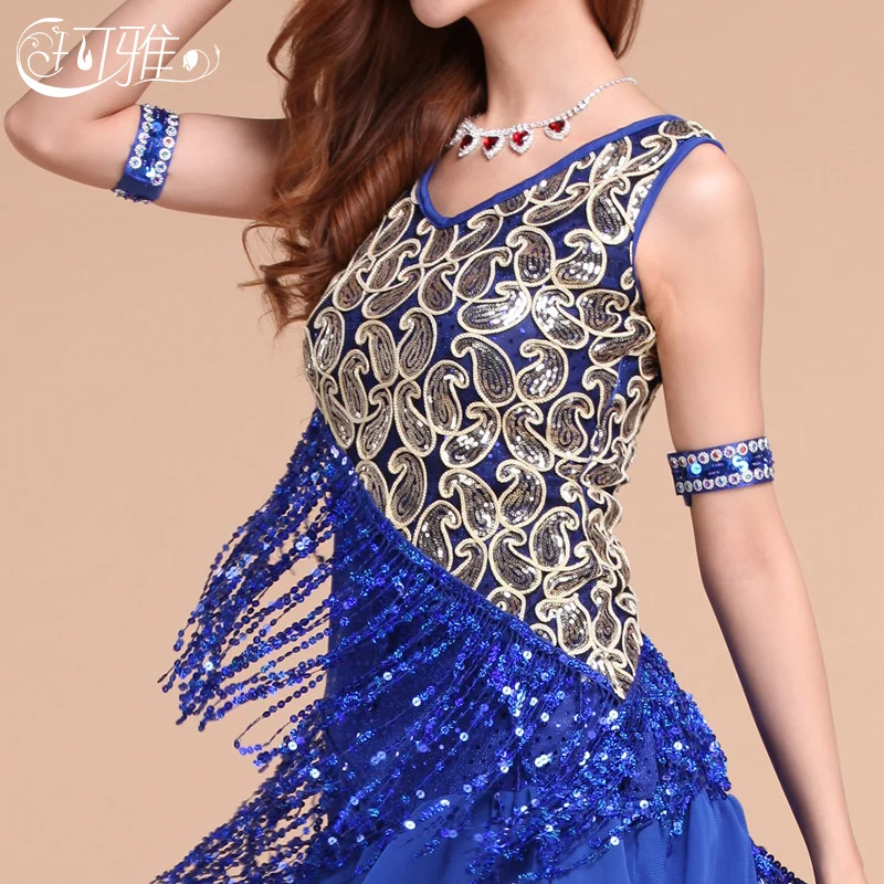 Платье для латинских танцев M/L/XL Румба Самба Бальное Танго одежда сальсы