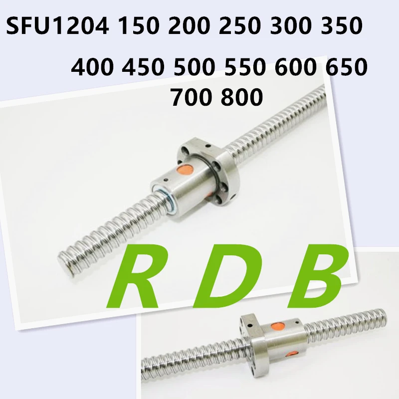 Бесплатная доставка SFU1204 150 200 250 300 350 400 450 500 550 600 650 700 800 1204 мм холодный шариковый