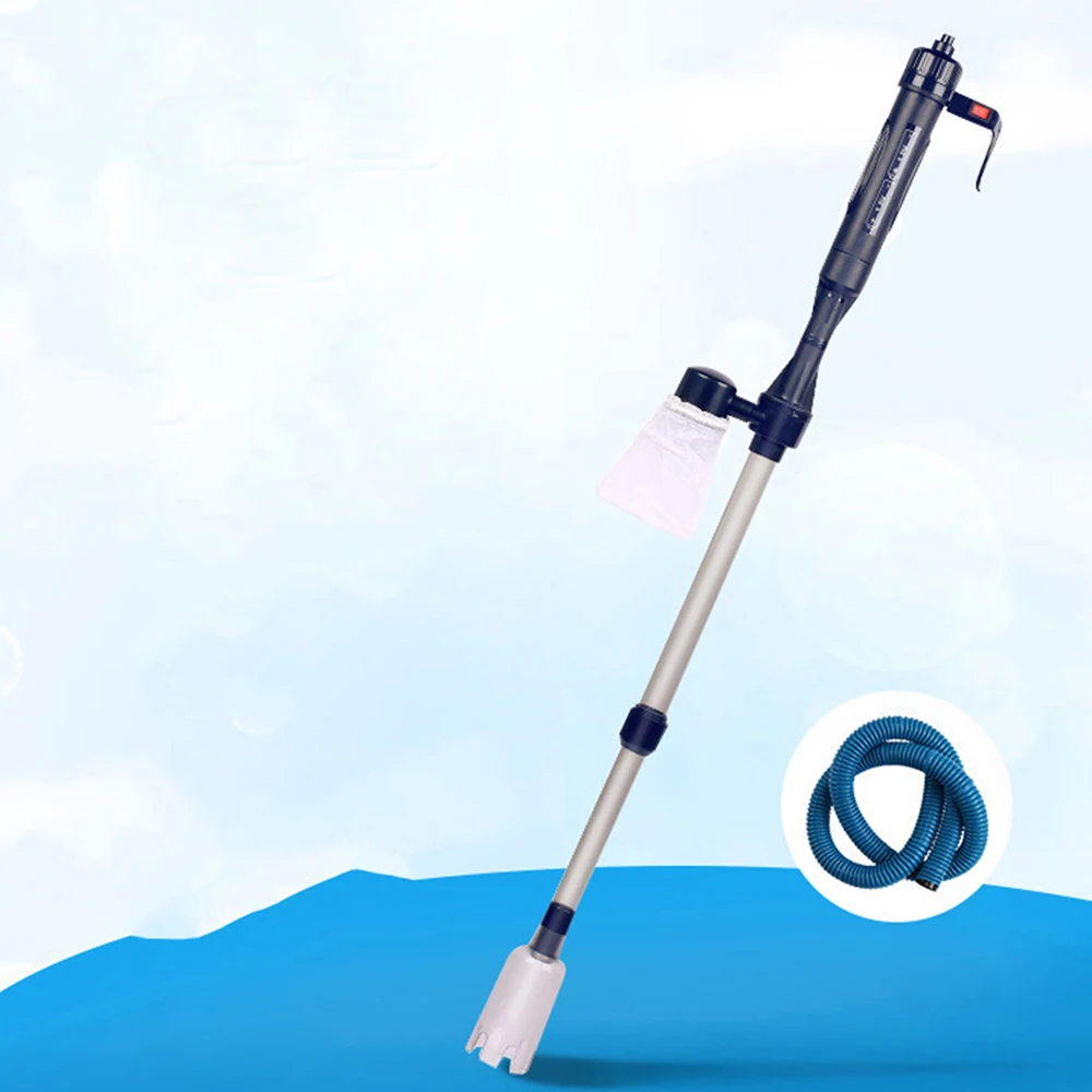 Аквариум для аквариума пылесос очистки гравия Гувер сифон насос вода чистый АБС