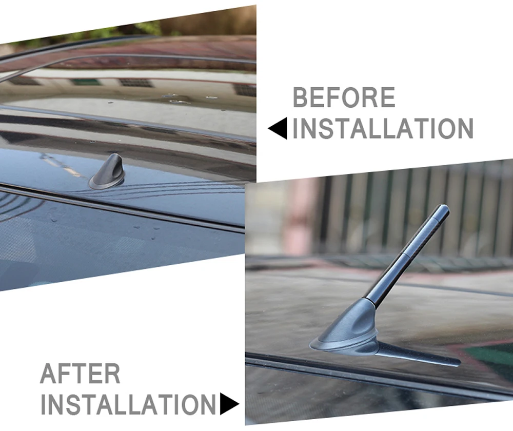 Углеродное волокно короткая антенна радио Подходит для Mitsubishi Lancer EX ASX GT RAR Outlander