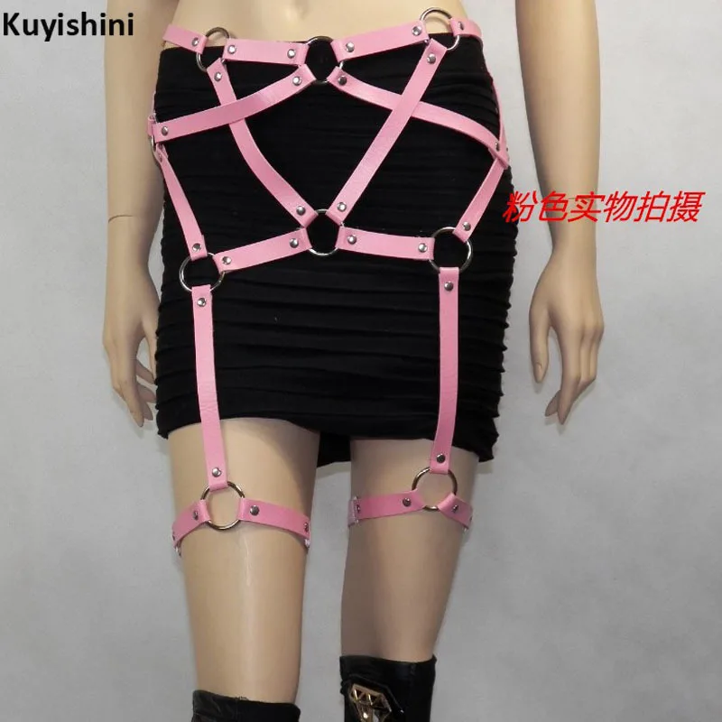 Пикантные Женские поясные ремни в стиле хип-хоп для ночного клуба и вечерние панк