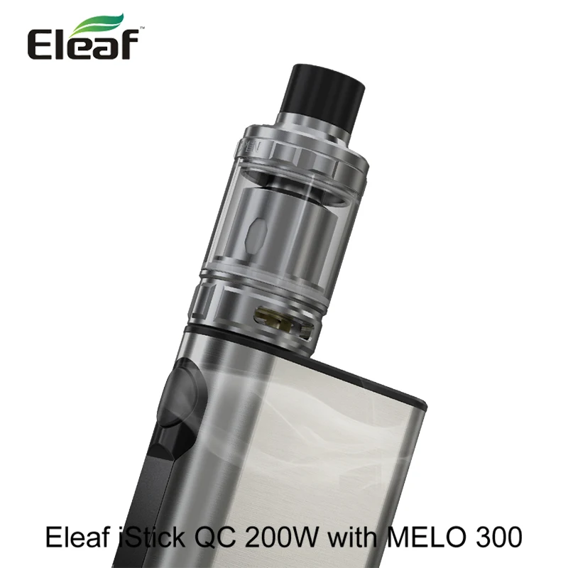 Новый оригинальный Eleaf iStick QC 200 Вт комплект с 3 5 мл Melo 300 емкостью 5000 мАч встроенный