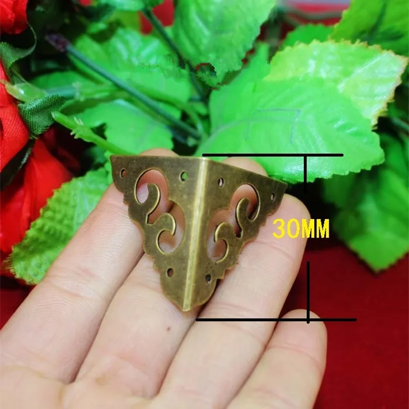 Латунь уголки для мебели Треугольники филе подарок высококлассные декоративный