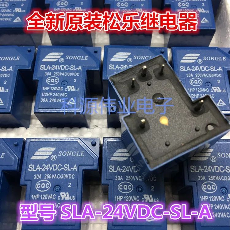 Настоящий SLA 24VDC SL A 4 фута Т Тип 24V T90 нормально открытый электросварщик реле|Реле| |