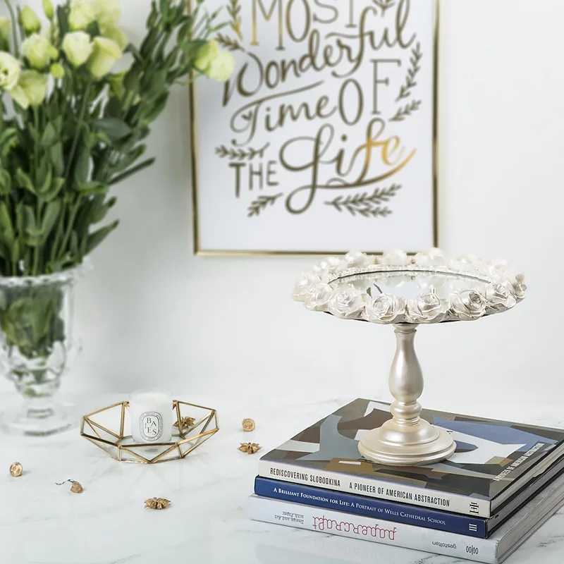 Модная винтажная подставка для торта высокая Фруктовая тарелка поддон десерт