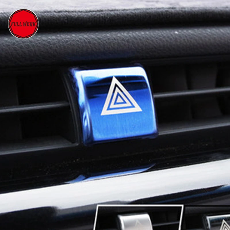 

1 шт. СС аварийный выключатель света для автомобиля накладка на раму для Toyota Camry 2018 Кнопка опасности аксессуары для автомобиля литье под инте...