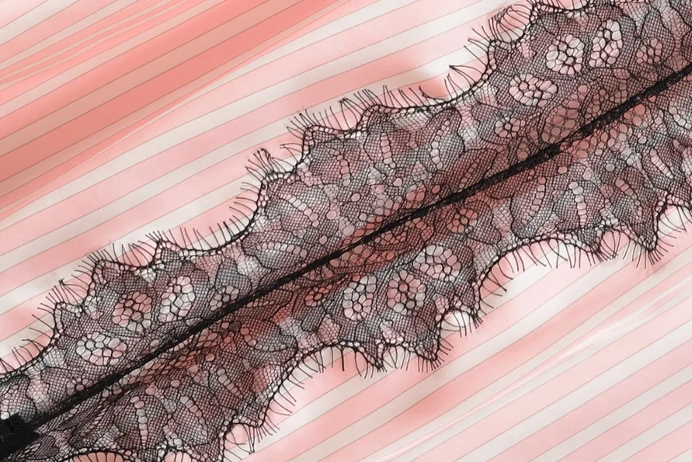 Новинка 2015 розовая Полосатая юбка на подтяжках ночное белье очаровательные