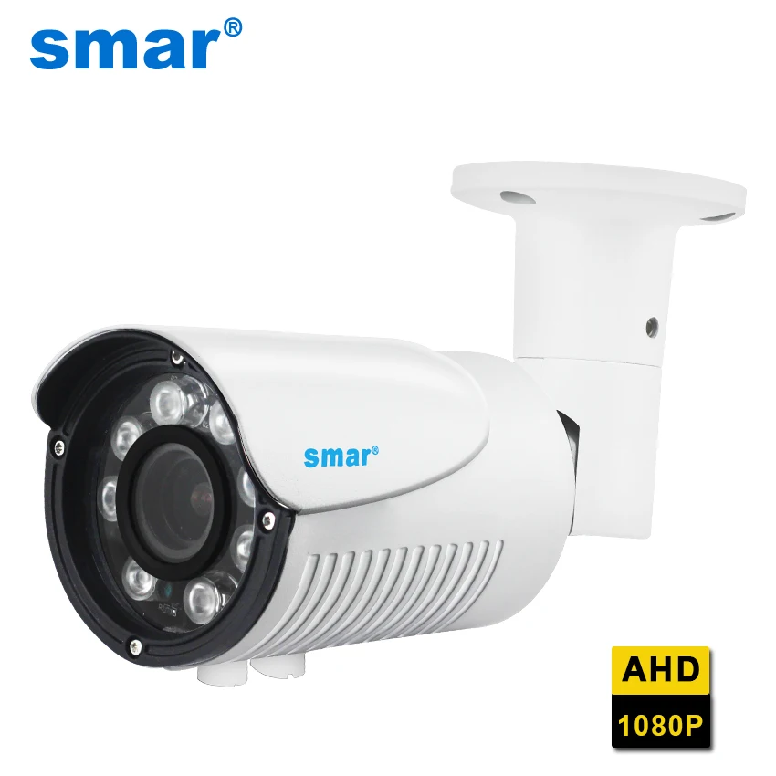 

Камера Наружного видеонаблюдения Smar HD 1080P, 2,8-12 мм, 4-кратный ручной зум