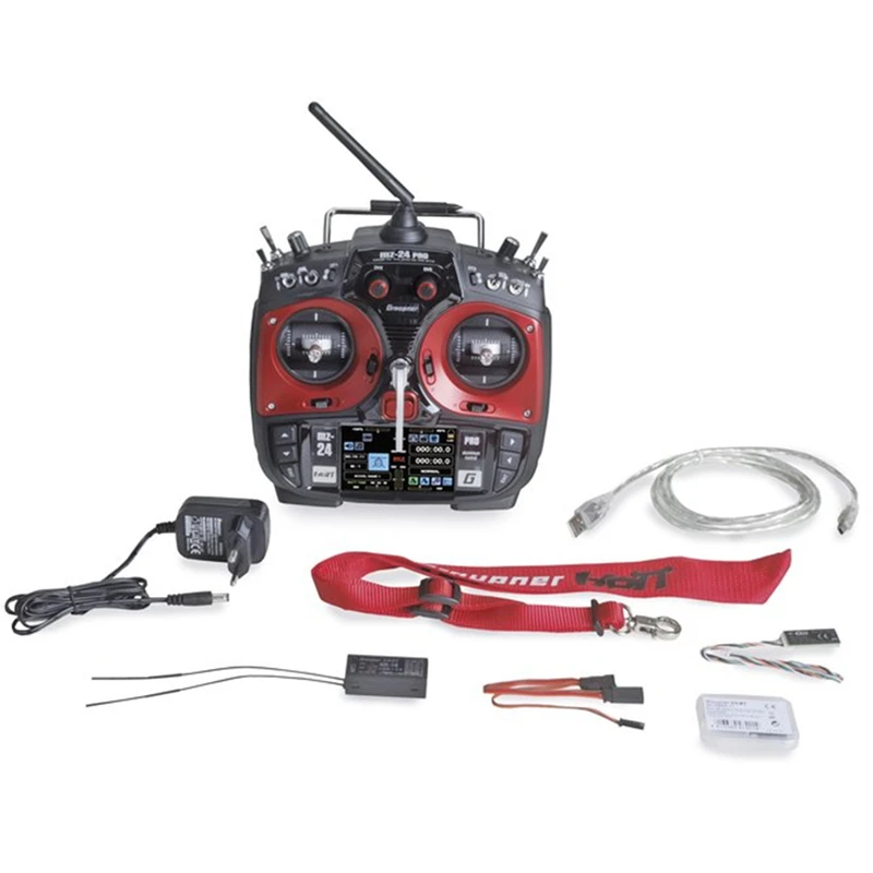 Graupner 2 4 GHz 12 каналов MZ 24 PRO HoTT Радио пульт дистанционного управления с GR 24/GR 16