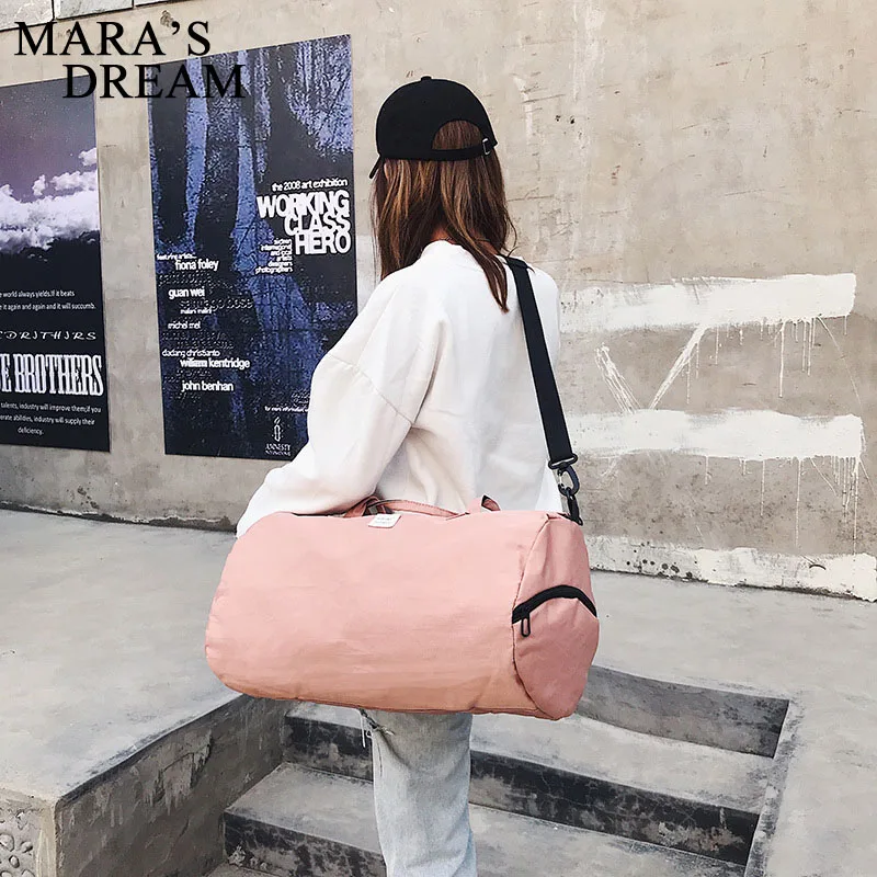 

Mara's Dream Unisex travel bag fashion simple Man and Women waterproof Nylon hand bag casual large capacity Women storage bag