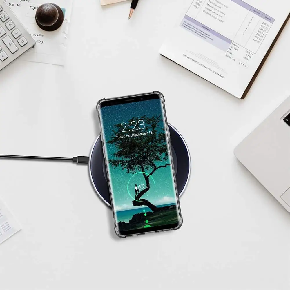 Грязеотталкивающий чехол для телефона samsung Galaxy S9 G9600 Противоскользящий мягкий