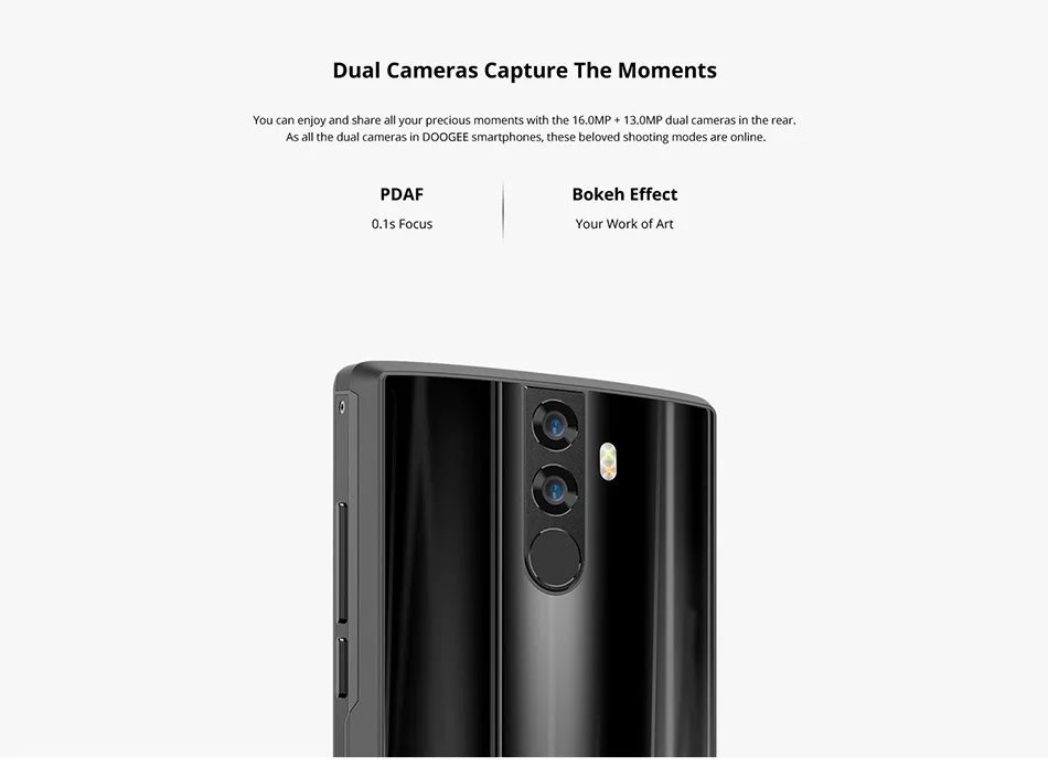 Быстрая на DOOGEE BL12000 12000 мАч батарея 4 ГБ 32 ГБ смартфон телефон 6,0 дюймов 18: 9 FHD+ 16 МП 4 камеры Android 7,0