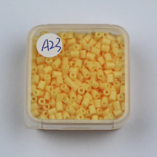 2.6mm 500 Pcs in box Mini Hama Beads 84 colors can choos Available Quality Guarantee perler PUPUKOU Beads Activity Fuse Bea - Цвет: A24