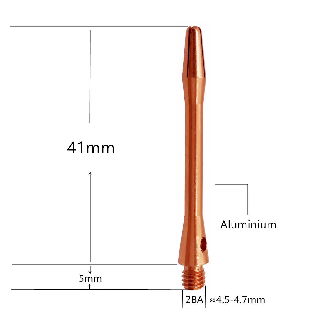 Вал для Дротика s алюминиевый вал 7 цветов 45 мм|dart shaft|darts shafts aluminumaluminum dart |