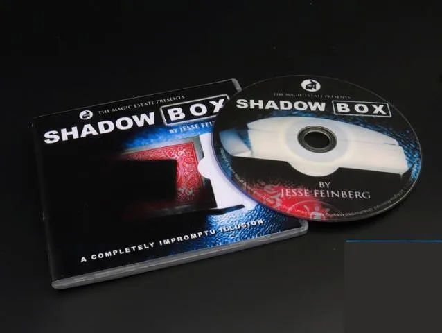 Бесплатная доставка! Shadow Box (DVD и immick)-карта магических трюков сцена крупным планом