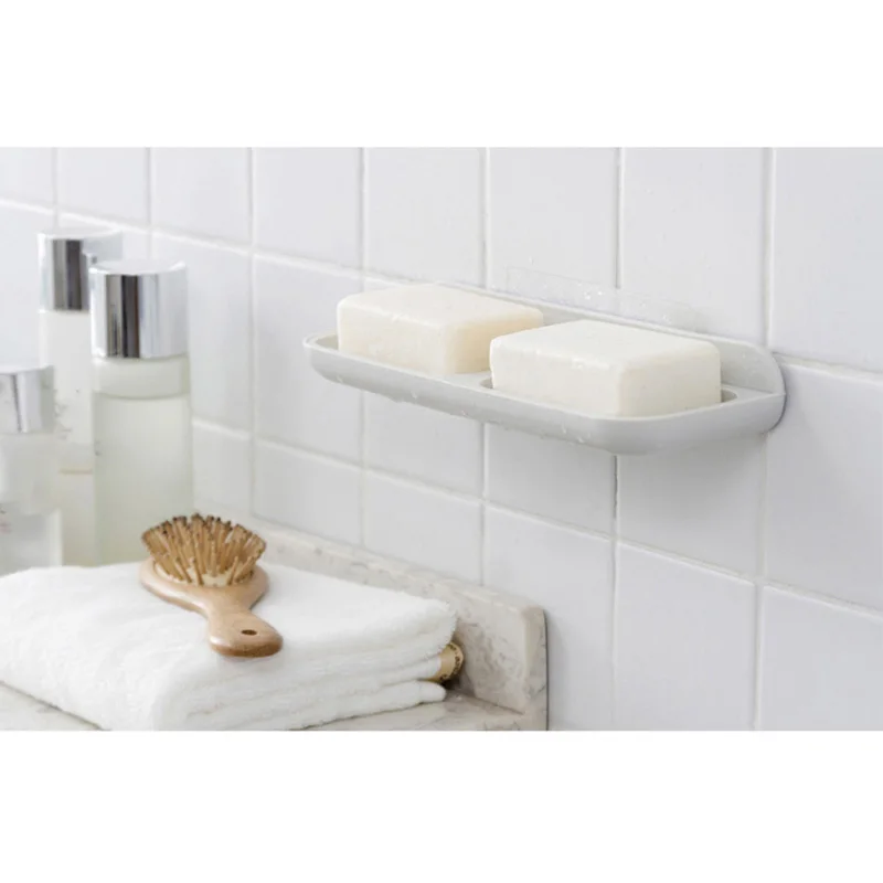 Suction Cup Soap Holder Wall Mounted Draining Dish for Bathroom Kitchen LXY9 AP08 | Дом и сад