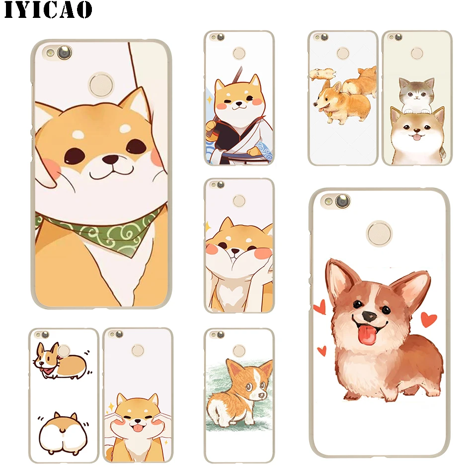 Жесткий чехол IYICAO Cute Welsh Corgi Pembroke для Redmi 8A 6A 4A S2 Note 7 3 4 4X 6 5 Pro 5A Prime Plus Go | Мобильные