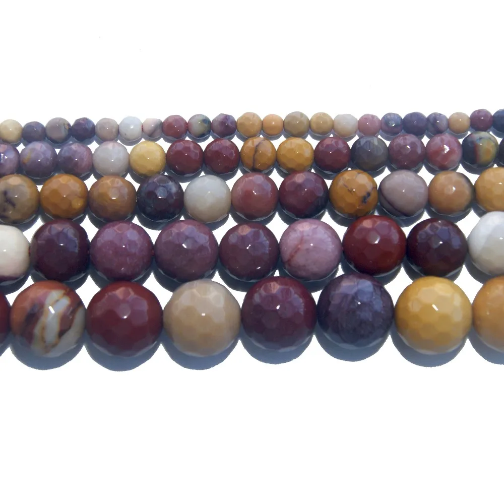 

Faceted Natural Stone Egg Yolk Loose Beads 4 6 8 10 12 MM Pick Size For Jewelry Making Charm DIY Bracelet Necklace Material