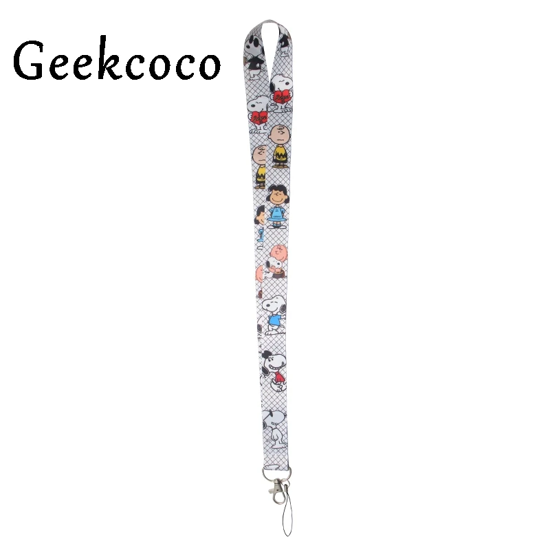 Cartoon cartoon dog Keychain Accessories Safety Breakaway Mobile Phone USB ID Holder Keys Straps Tags Neck lanyard Camera J0203