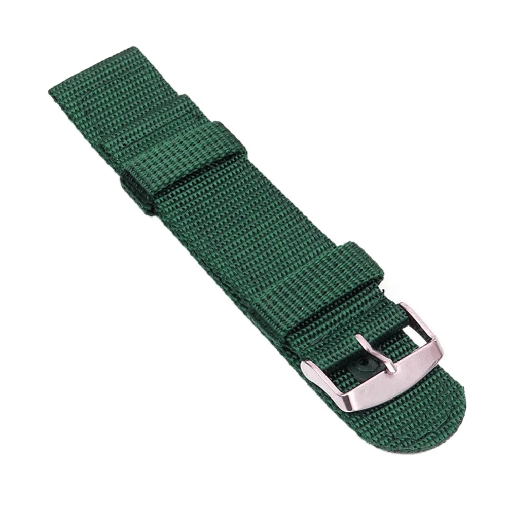 *Military Army Nylon Fabric Canva Wrist Watch Band Strap 18/20/22/24mm 4Color Banda de reloj women's watches Accessories* | Наручные