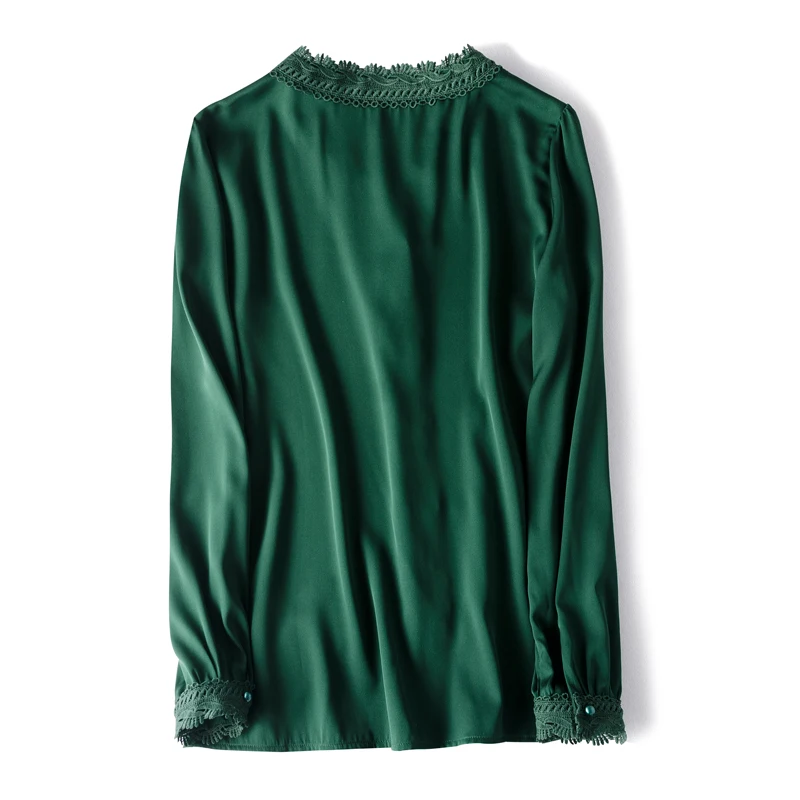 Женская шелковая блузка весенние модные женские блузки 2021 винтажная Корейская