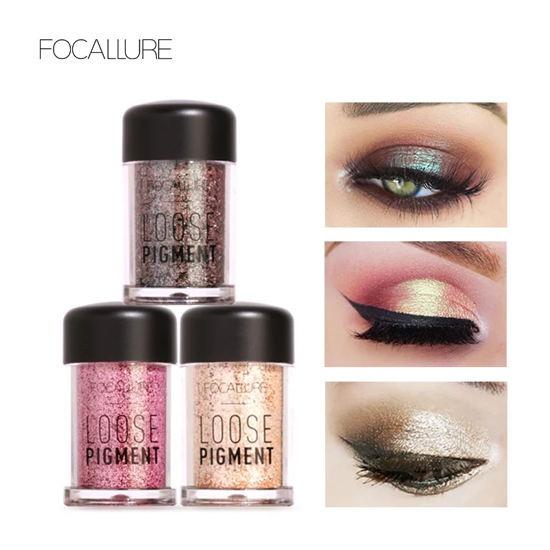 FOCALLURE 18 цветов Блеск тени для век Diamond средства ухода за губами свободные макияж